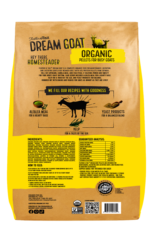 Feather & Tail™ Dream Goat Pellets